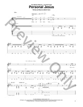 Personal Jesus Guitar and Fretted sheet music cover